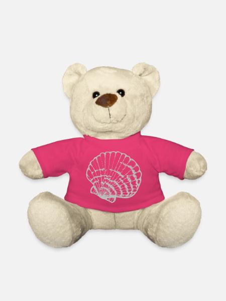 Muschelschale Linienstudie - Teddy - Pink