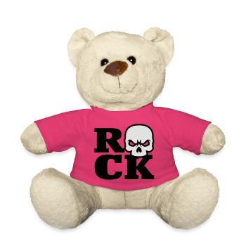 Rock Totenkopf - Teddy - Pink - Vorne