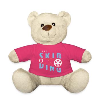 Just Skidding Vitesse Simple Vitesse Fixe - Fixie - Nounours - rose - Devant
