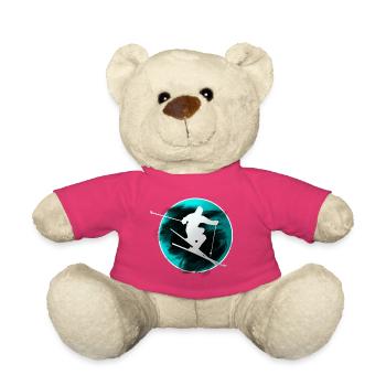 ski - Nounours - rose - Devant