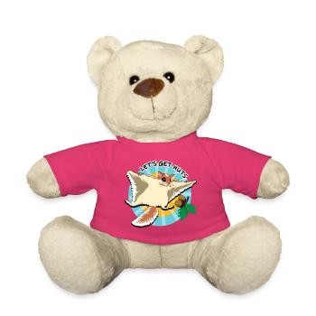 Écureuil volant - Let's Get Nuts - Nounours - rose - Devant