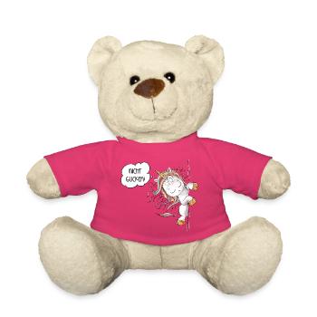 Guck Guck Regenbogen Einhorn Fantasy - Teddy - Pink - Vorne