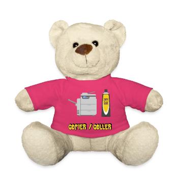 Copy and paste - Teddy Bear - pink - Front