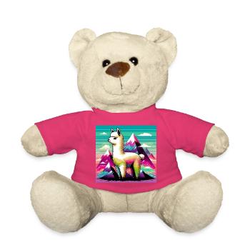 Alpaga - Nounours - rose - Devant