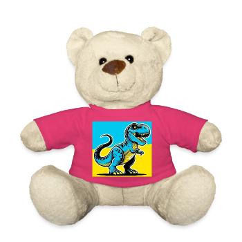 Dinosaurier - Teddy - Pink - Vorne
