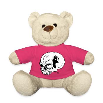 Crâne - Nounours - rose - Devant