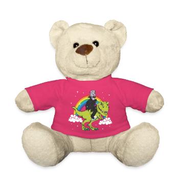 Fête d'Halloween vampire effrayant Tyrannosaurus Trex - Nounours - rose - Devant