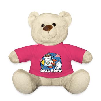 Lancement de la caféine - Nounours - rose - Devant