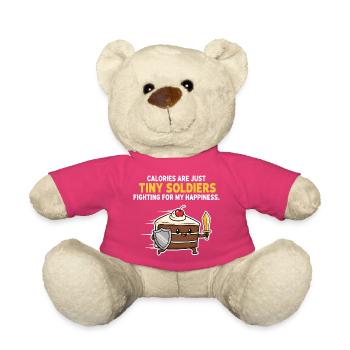 Cake Hero Combattant de calories - Nounours - rose - Devant