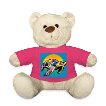 turtle - Teddy Bear - pink - Front