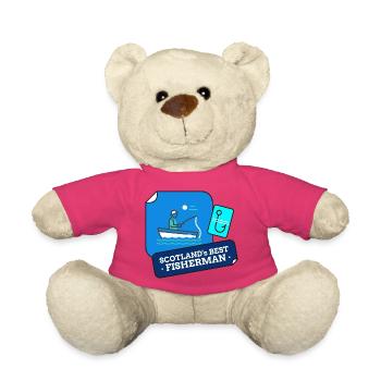 Le meilleur design de pêcheur d’Écosse - Nounours - rose - Devant