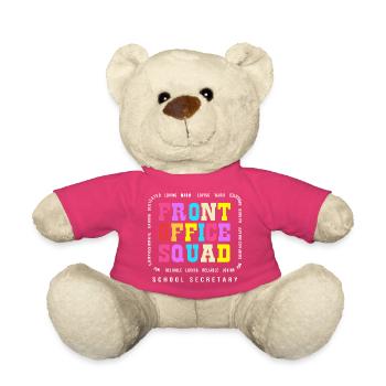 Sekretärin Schule Schulsekretärin - Teddy - Pink - Vorne