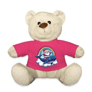 Wal Weihnachtsmann Weihnachten - Teddy - Pink - Vorne