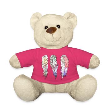 Stylo - Nounours - rose - Devant