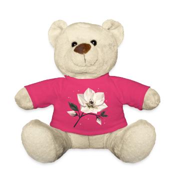 Noël d’hiver s’est illustré de couleurs délicates et festives - Nounours - rose - Devant