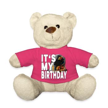 ES SIND MEINE GEBURTSTAGSRENNFAHRER Geburtstags-Motorsportfans - Teddy - Pink - Vorne