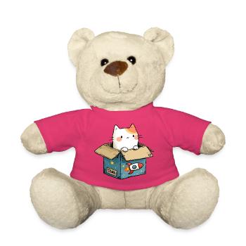 L’espace de jeu du chat - Nounours - rose - Devant