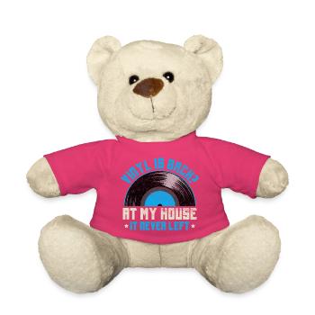 Vinyl Is Back At My House Quote Design - Teddy - Pink - Vorne