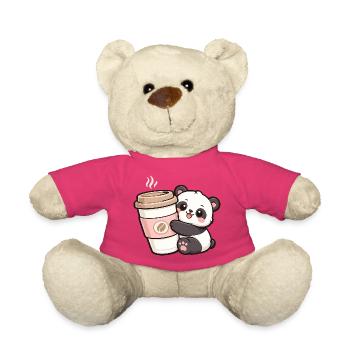 KaffeePanda Kuschelheld - Teddy - Pink - Vorne