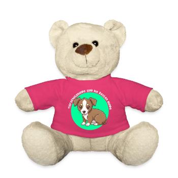 Animal welfare dogs are the best dogs - Teddy Bear - pink - Front