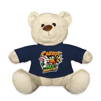 Karotten Megafon Bunny – Comic Stil - Teddy - French Navy - Vorne