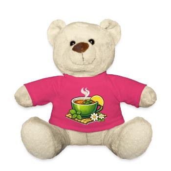 Grüner Kräutertee mit Zitrus - Teddy - Pink - Vorne