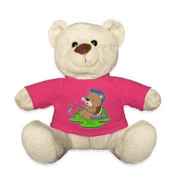 Pêche au castor - Nounours - rose - Devant