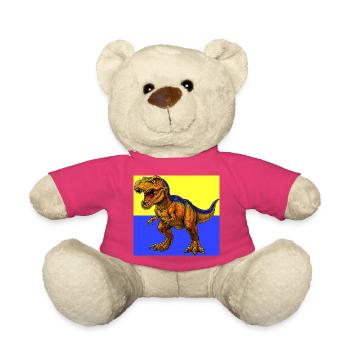 dinosaur - Teddy Bear - pink - Front
