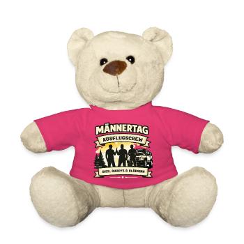 Männertag Crew: Bier, Buddys & Blödsinn - Teddy - Pink - Vorne