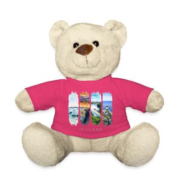 Voyage de vacances en Islande – Islande Nature & Aurores Boréales - Nounours - rose - Devant