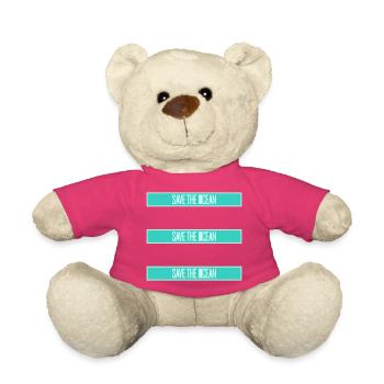Save The Ocean Ozean Aktivismus Umwelt Statement - Teddy - Pink - Vorne