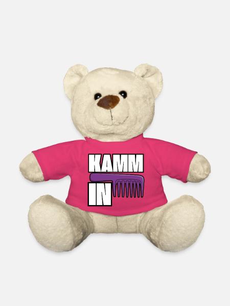 Comb In Hairstyle Styles - Teddy Bear - pink