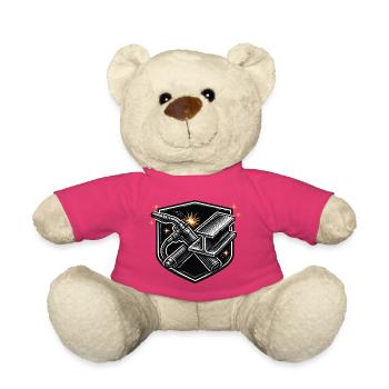 Soudeur Sparks Metal Industry Work Pride - Nounours - rose - Devant
