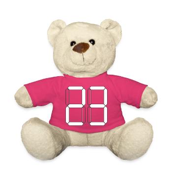 NUMÉRO 23 Vingt-trois Panier Cadeau Digital - Nounours - rose - Devant