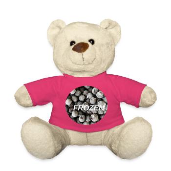  Frozen berry Superfood Circle - Teddy Bear - pink - Front