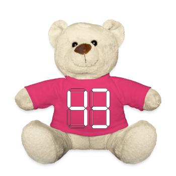 NUMÉRO 43 Quarante-trois Cadeaux Numériques - Nounours - rose - Devant