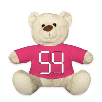 NUMÉRO 54 Cinquante-quatre Cadeaux Numériques - Nounours - rose - Devant