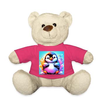 penguin - Teddy Bear - pink - Front