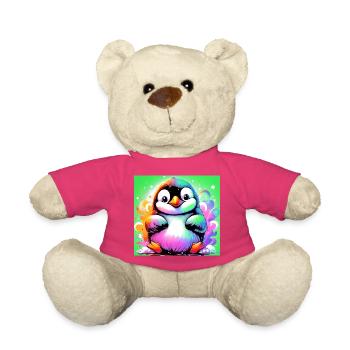 penguin - Teddy Bear - pink - Front