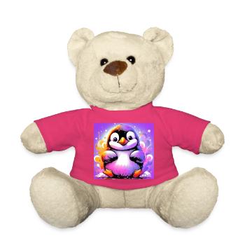 pingouin - Nounours - rose - Devant