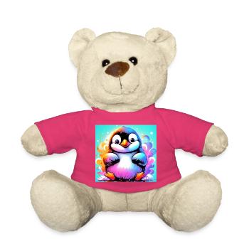 penguin - Teddy Bear - pink - Front