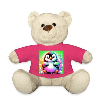 penguin - Teddy Bear - pink - Front