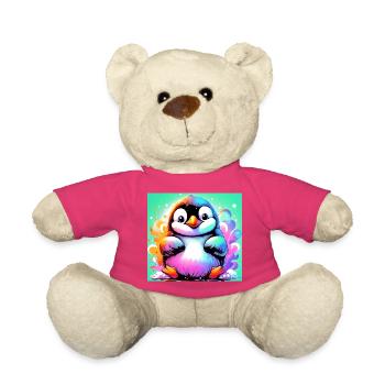 penguin - Teddy Bear - pink - Front
