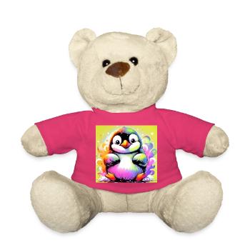penguin - Teddy Bear - pink - Front