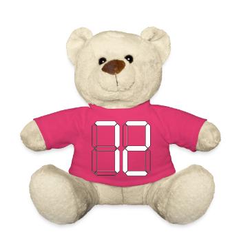 NUMÉRO 72 Soixante-douze Cadeaux Numériques - Nounours - rose - Devant