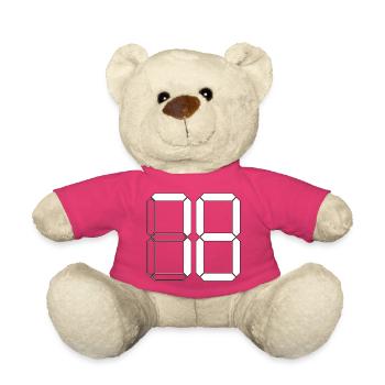 NUMÉRO 78 Soixante-dix-huit Cadeaux Numérique - Nounours - rose - Devant