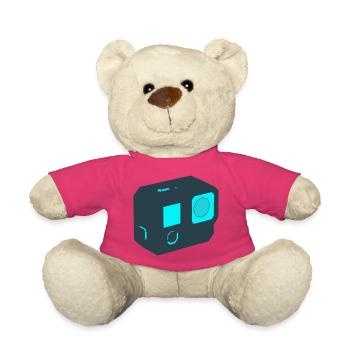 Action Camera Drone Icon - Teddy Bear - pink - Front