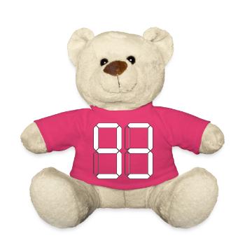 NUMMER 93 Dreiundneunzig Geschenk Digital - Teddy - Pink - Vorne