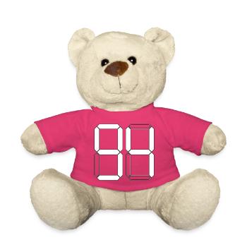 NUMMER 94 Vierundneunzig Geschenk Digital - Teddy - Pink - Vorne