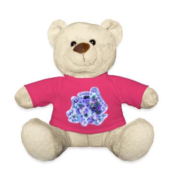 Nebula Zellfluss Blau Violett - Teddy - Pink - Vorne